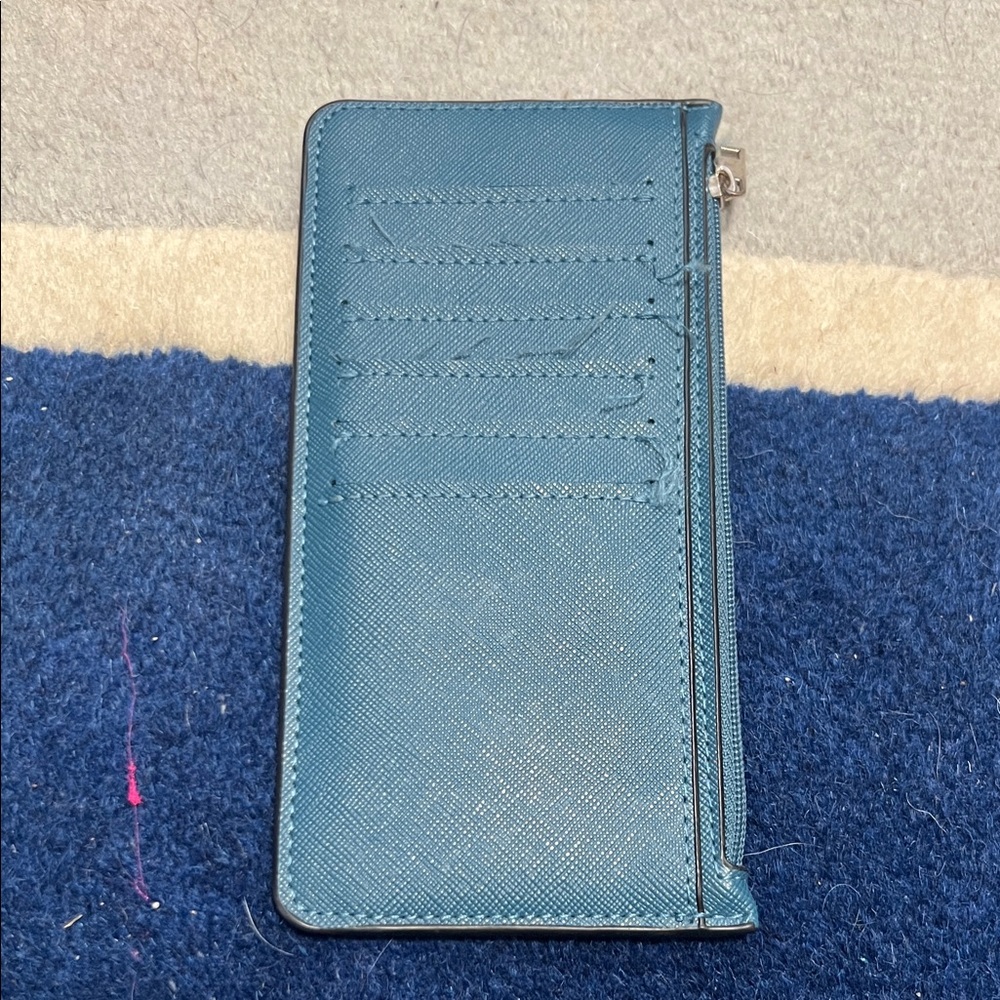 Teal Zip Wallet